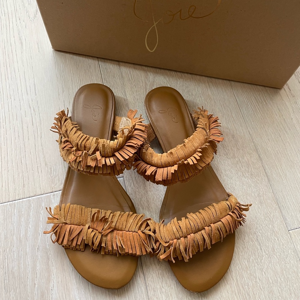 Joie Fringe Sandals